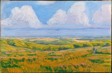 Vue de Korsdalen. Collines de Hammer