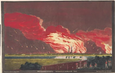 "La nuit la plus terrifiante du bombardement. Copenhague le 4-5 sept. 1807"