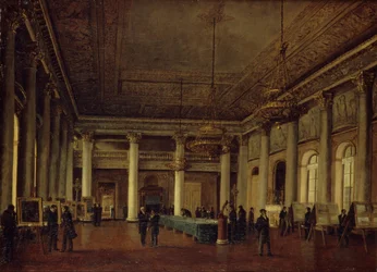 Vue intérieure de la maison de Dmitry Naryshkin lors d