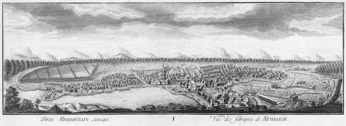 Vue des forges de Nevyansk, 1769