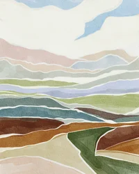 Nuances de couleurs dans le paysage