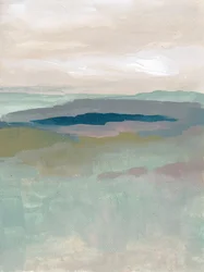 Paysage lacustre aux tons sourds