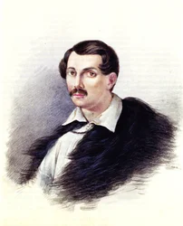 Portrait du décembriste Alexandre Alexandrovitch Bestoujev 1797-1837