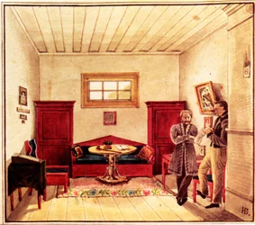 Cellule de prison du décembriste Nikolaï Panov 1803-1850 dans la prison de Pierre, 1830-1839