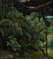 Femme dans la forêt