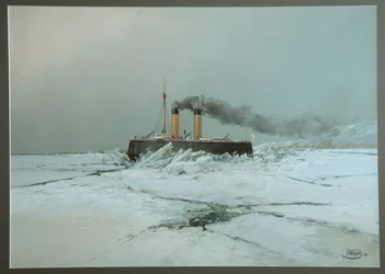 Le navire brise-glace russe Iermak