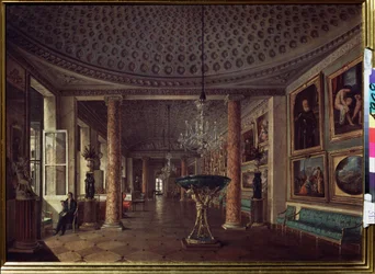 La galerie de peinture du palais Strogonov à Saint-Pétersbourg