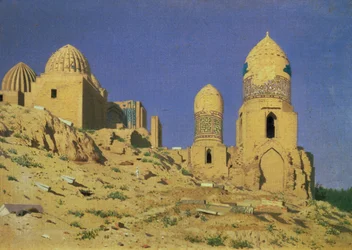Mausolée Hazreti Shakh-i-Zindeh à Samarkand, 1869-70