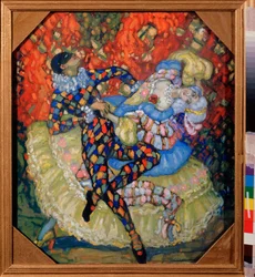 Arlequinade - Œuvre de Nikolai Nikolayevich Chernov Krauze