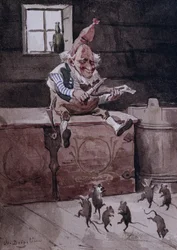 Le lutin joue à danser