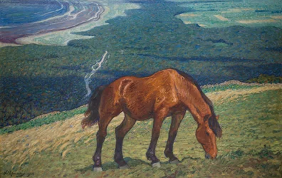 Cheval broutant