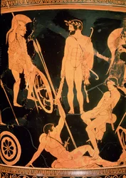 Héraclès et héros grecs (détail)