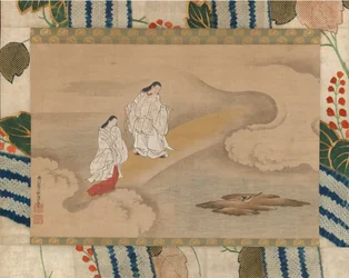Le dieu Izanagi et la déesse Izanami