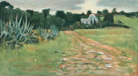Maison et champ des Saints, Tanger, 1885