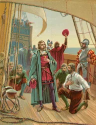 Colomb découvre l