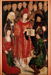 Polyptyque de saint Vincent : le panneau de l