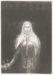 Le Christ avec des étoiles dans la main