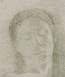Yeux clos, 1890