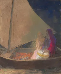 La barque. Vers 1902