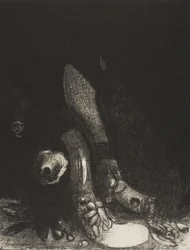 Les fleurs tombent et la tête d