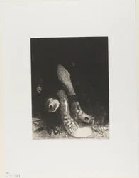 Les fleurs tombent et la tête d