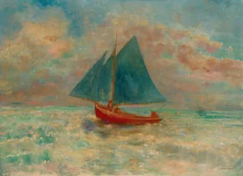 Le bateau rouge