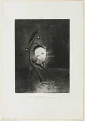 La fleur des marais, une tête humaine triste, planche 2 de 6