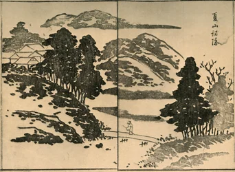 Paysage avec figure traversant un pont, 1809, 1924