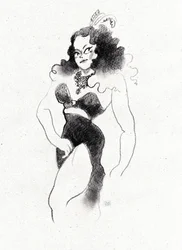 Diva rétro burlesque