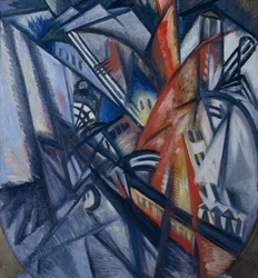 Incendie dans la ville, 1913
