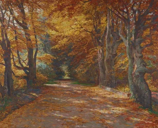Allée du Prater en automne