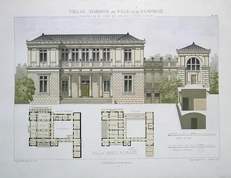 Villa Greco Romaine, gravée par Walter, planche 49 de 