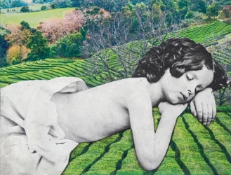 Bambino endormi, 2020 (technique mixte sur toile)