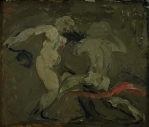 Deux sorcières se battant