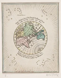 Carte du monde avec poèmes