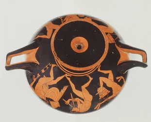 Kylix à figures rouges attiques, 500-450 av. J.-C.