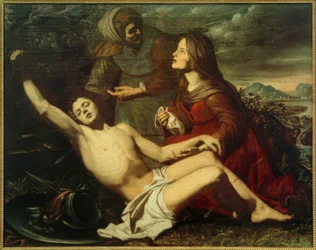 Saint Sébastien soigné par Sainte Irène