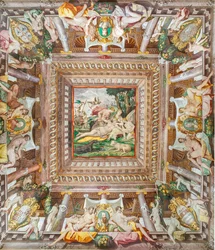 Vue du plafond de la Salle d