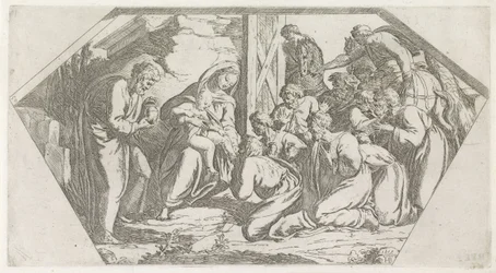 Adoration des mages (Peintures dans la Loggia de Raphaël)