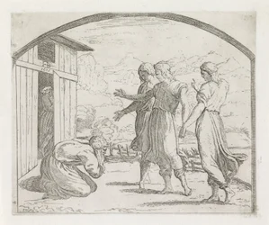 Abraham et les trois anges (Peintures dans la Loggia de Raphaël)