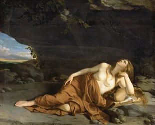 Marie Madeleine repentante - Orazio Gentileschi (1563-1638). Vers 1625. Dimensions : 163x208 cm. Musée d
