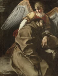 Saint François soutenu par un ange, c.1607