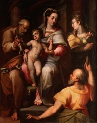 Sainte Famille avec Saint Pierre et Sainte Marie Madeleine