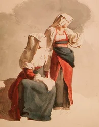 Jeunes paysannes italiennes, c.1834