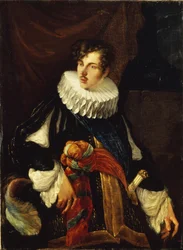 Portrait du comte Vasily Alekseevich Perovsky 1794-1857 en costume espagnol du XVIIe siècle, 1809