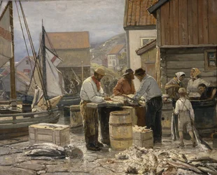 Marché aux poissons à Ålesund