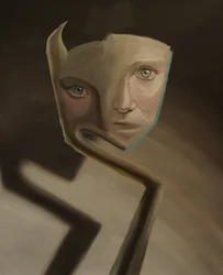 Âme divisée, 2023 (huile sur lin)
