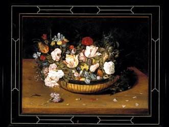 Panier de fleurs, c.1615