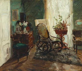 Intérieur avec chaise à bascule