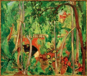 Pont rouge de Königsallee